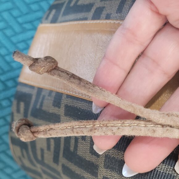 Fendi Zucca Draw String Bucket CrossbodyBag - Picture 15 of 15